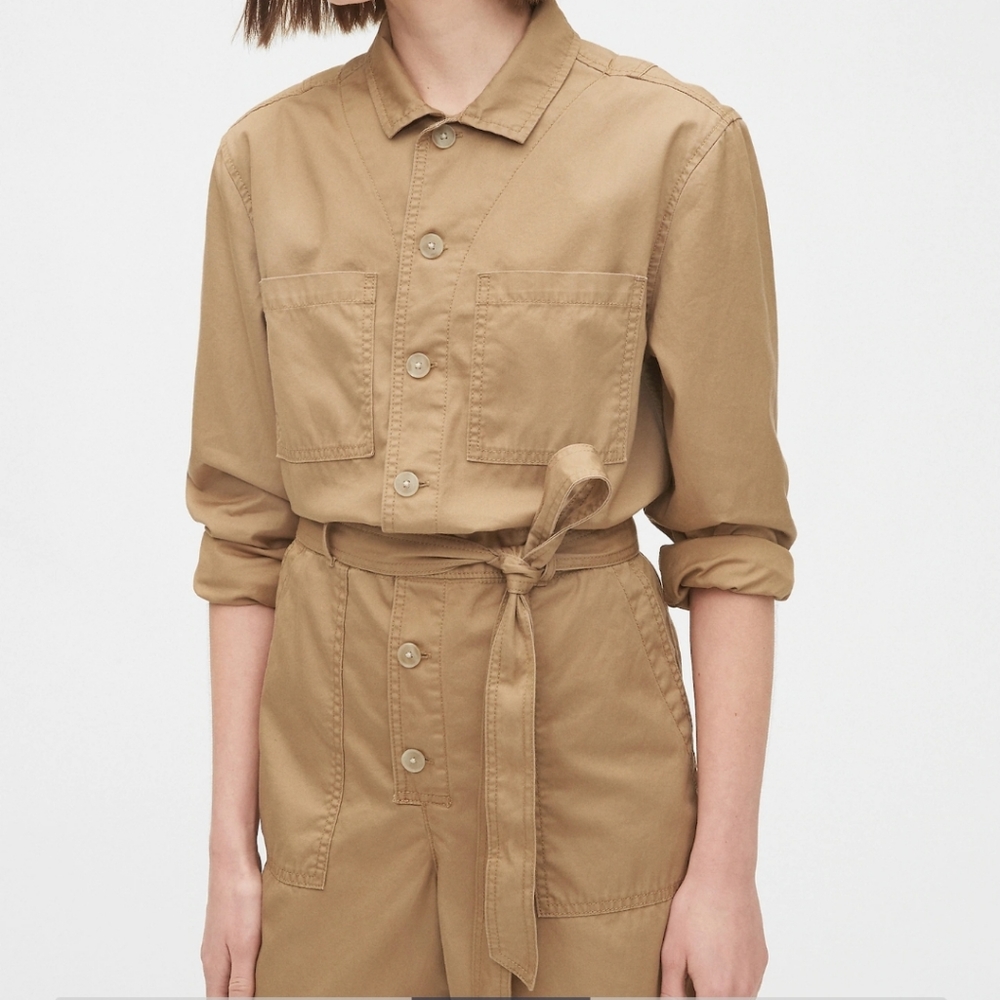 Gorgeous Mojave Tan Utility Romper